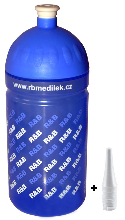 RB - fľaša R+B 0,5 l modrá