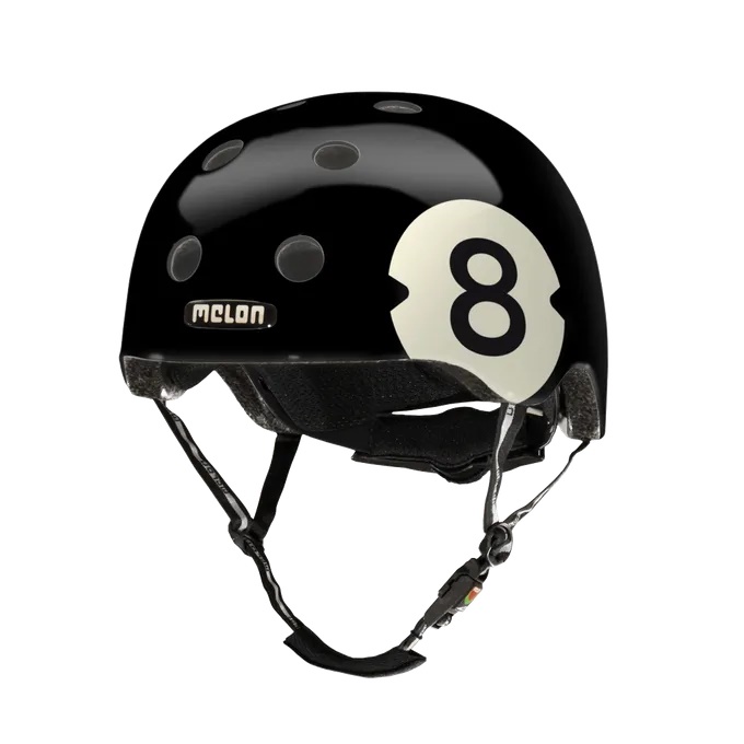 MELON - detská helma 8 Ball čierna