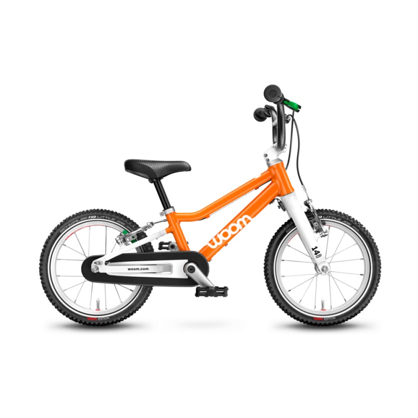 WOOM - detský bicykel 14" WOOM 2 oranžová