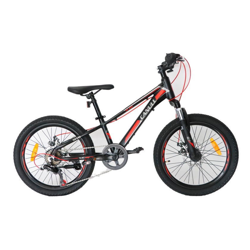 CANULL - detský bicykel XC 20" čierna / červená