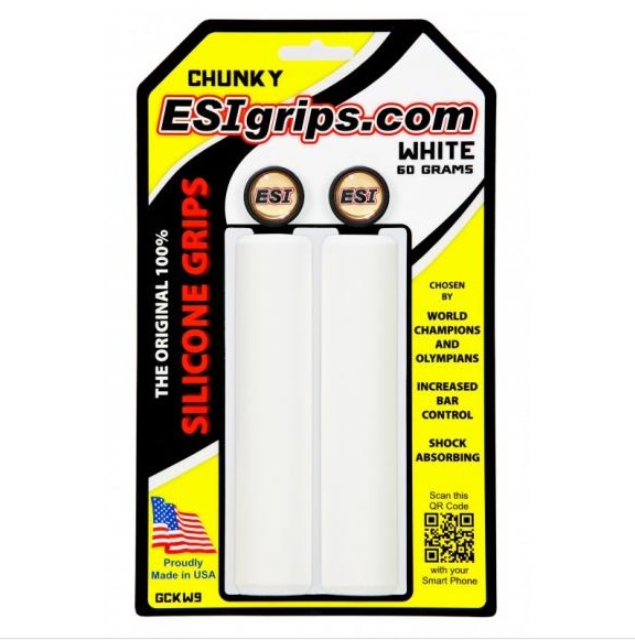 ESI GRIPS - gripy CHUNKY CLASSIC 32 mm biela