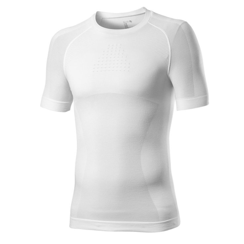 CASTELLI - funkčné tričko CORE SEAMLESS SS white