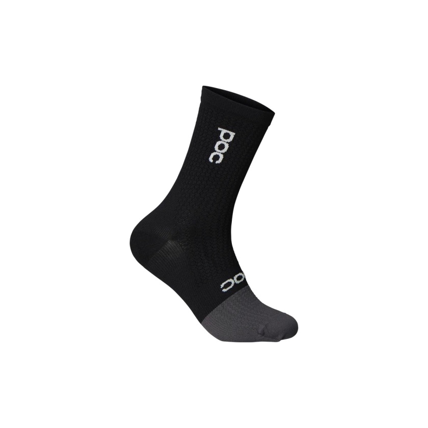 POC - ponožky Flair Sock Mid čierna/sivá
