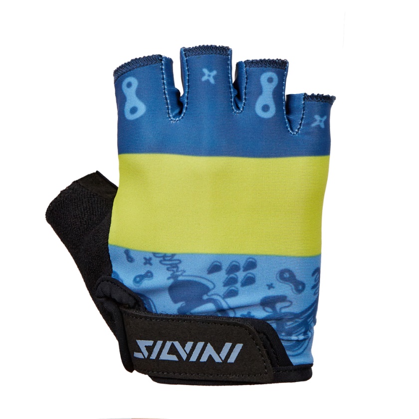 SILVINI - detské rukavice Punta black-blue