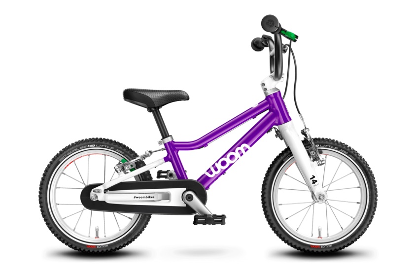 WOOM - detský bicykel 14" WOOM 2 fialová 2022