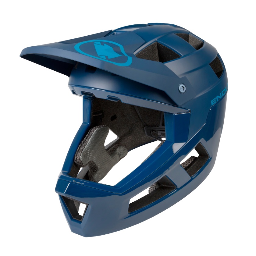 ENDURA - integrálna helma SingleTrack Full Face tmavo modrá