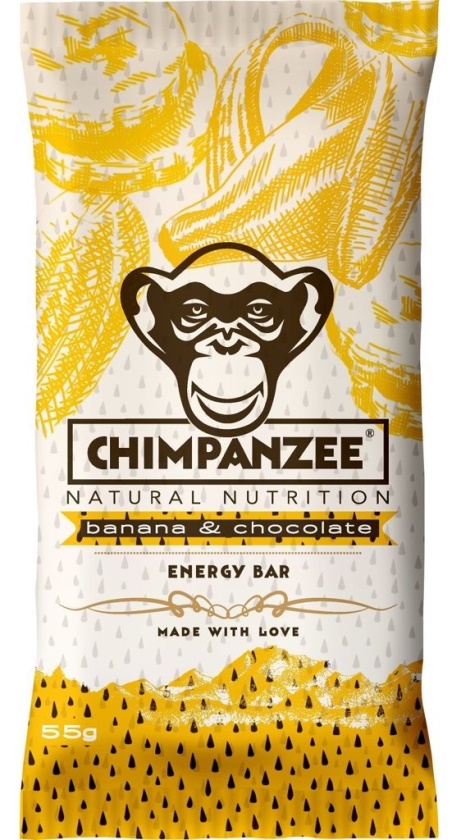 CHIMPANZEE - energy bar, banán chocolate 55 g