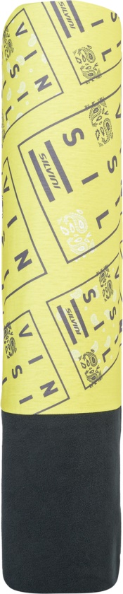 SILVINI - zateplená fleece šatka FLORIANO yellow-charcoal