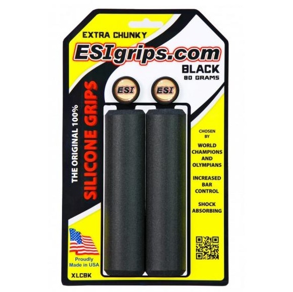 ESI GRIPS - gripy CHUNKY EXTRA 34 mm čierna