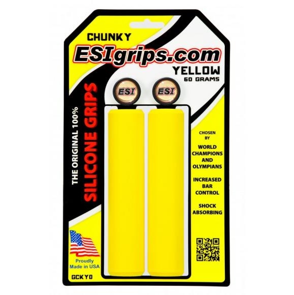 ESI GRIPS - gripy CHUNKY CLASSIC 32 mm žltá