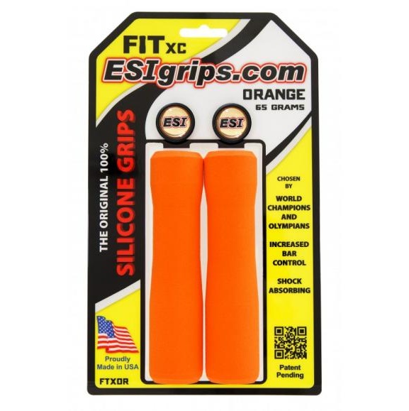 ESI GRIPS - gripy FIT XC 34 mm oranžová