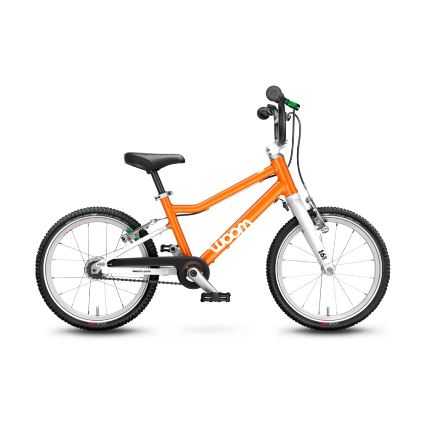 WOOM - detský bicykel 16" WOOM 3 Automagic oranžová