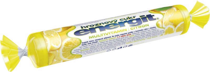 ENERVIT - Energit - multivitamín hroznový cukor - citrón