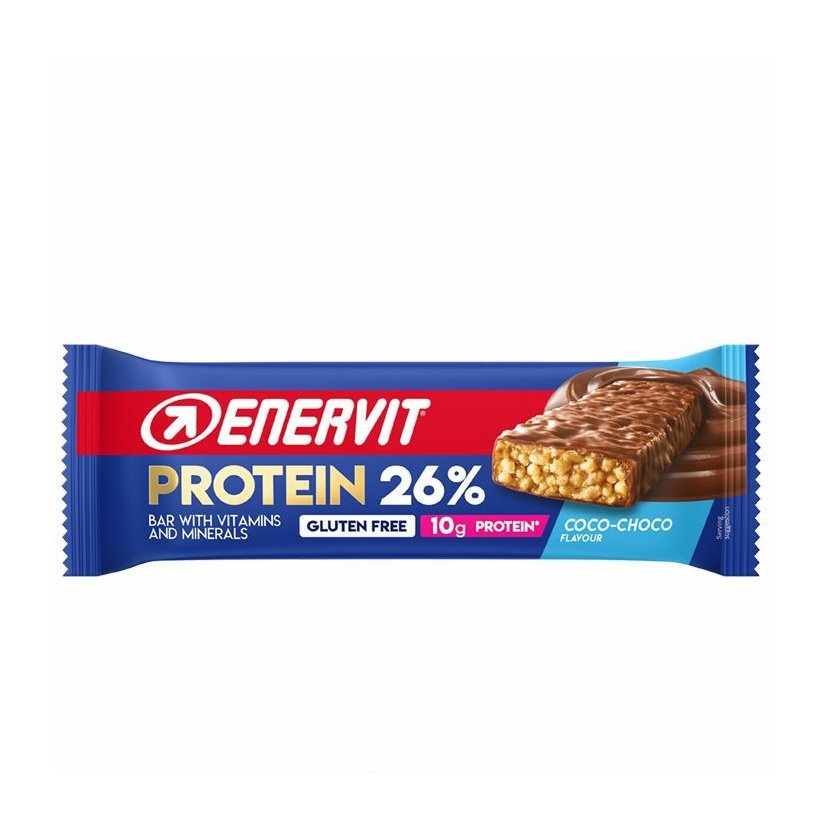 ENERVIT - proteín bar 26% kokos + čokoláda