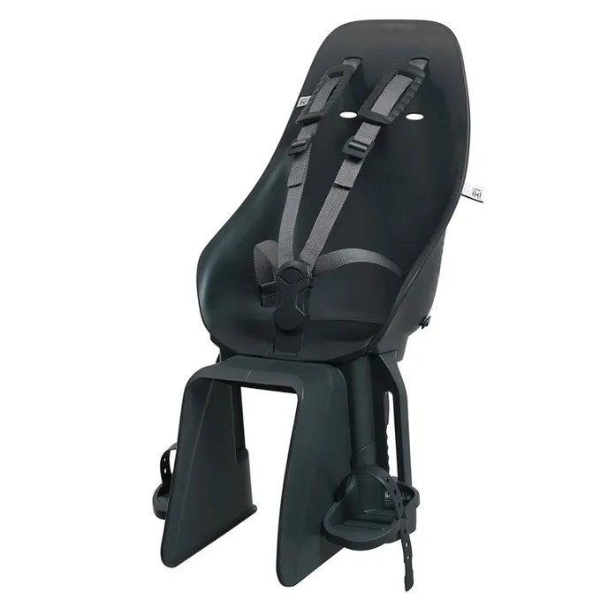 URBAN IKI - zadná sedačka na bicykel s adaptérom na nosič čierna / čierna