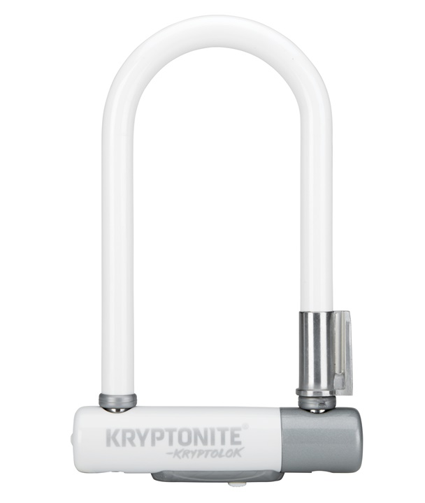 KRYPTONITE - zámok Kryptolok Mini-7 Flex Frame-U bracket White
