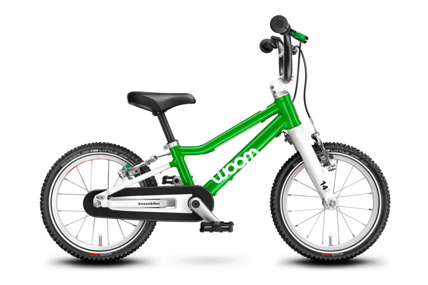 WOOM - detský bicykel 14" WOOM 2 zelená 2022