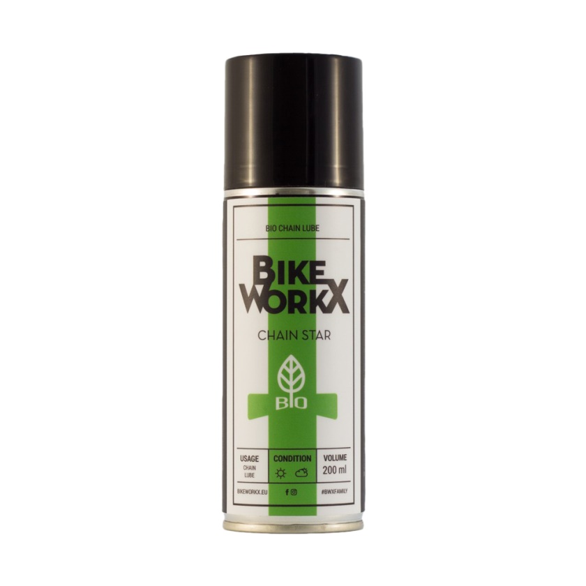 BIKEWORKX - olej Chain Star Biodegradable Spray 200 ml