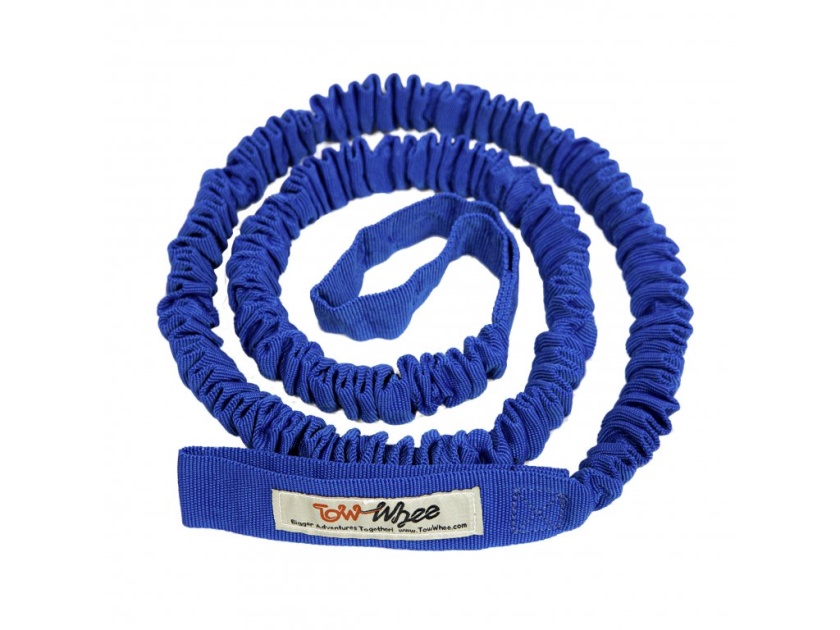 TOMWHEE - odpružené ťažné lano zimné - modrá