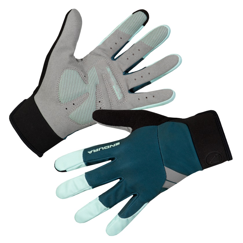 ENDURA - vetruodolné rukavice Windchill modrozelená
