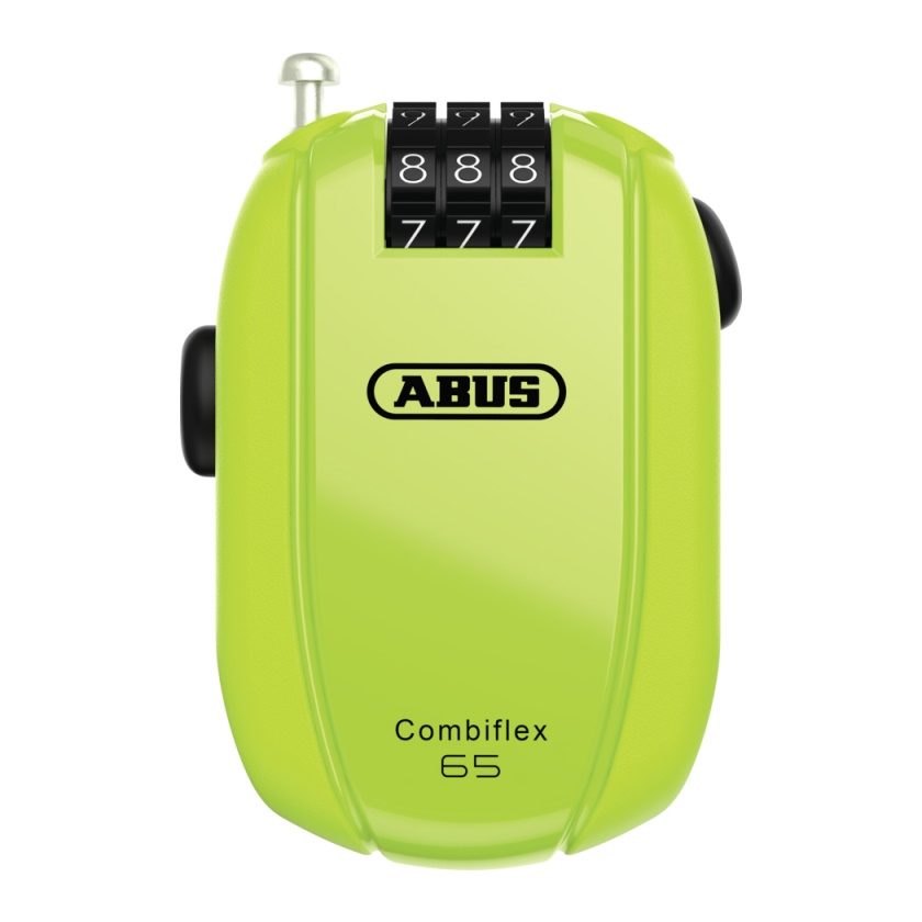 ABUS - zámok Combiflex StopOver Neon 65 zelená