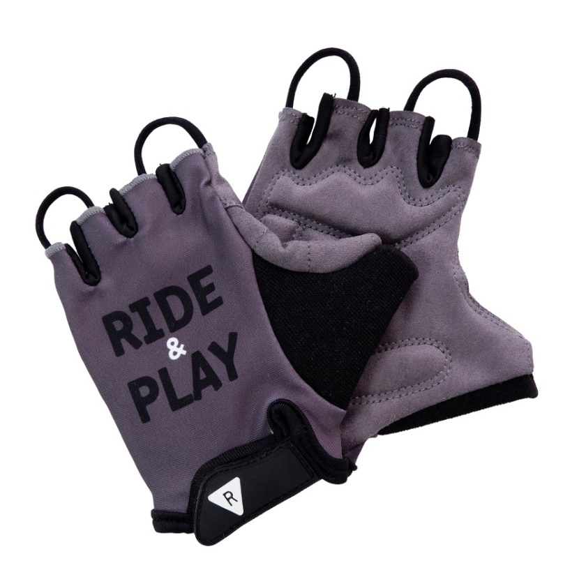 RASCAL BIKES - detské rukavice Ride and Play sivá M