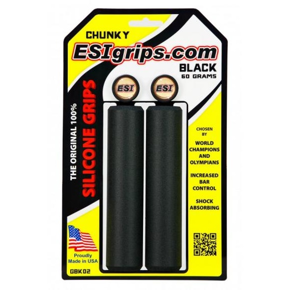 ESI GRIPS - gripy CHUNKY CLASSIC 32 mm čierna