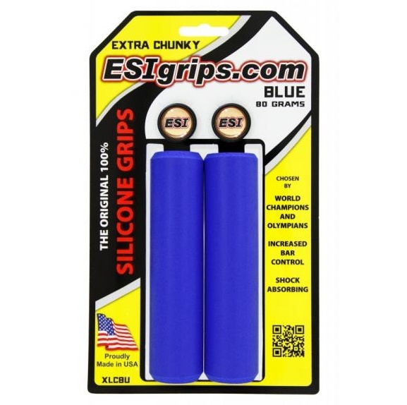 ESI GRIPS - gripy CHUNKY EXTRA 34 mm modré