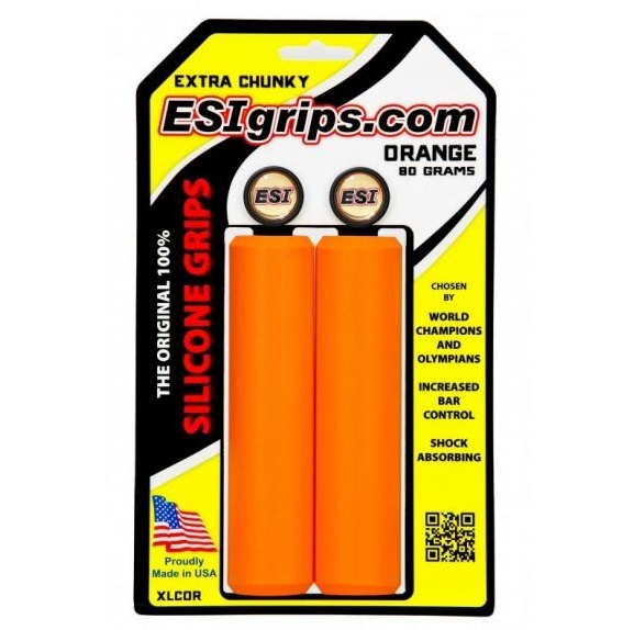 ESI GRIPS - gripy Chunky Extra 34 mm oranžová