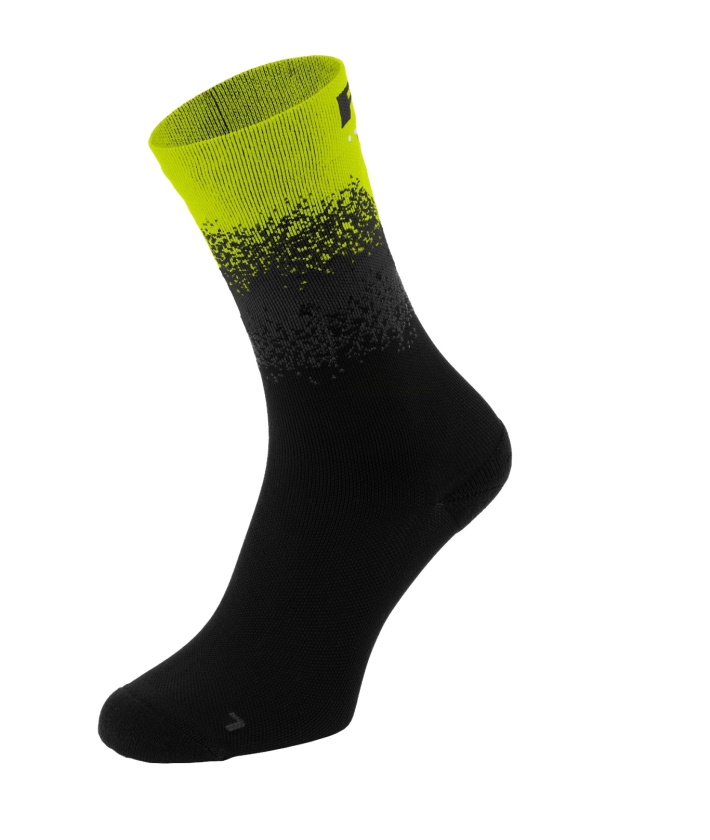 R2 - STEEP ponožky čierna/žltá