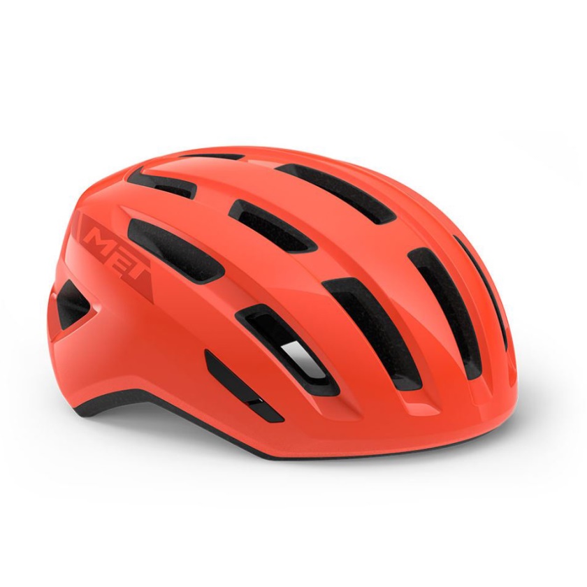 MET - helma Miles MIPS oranžová lesklá S/M 52-58