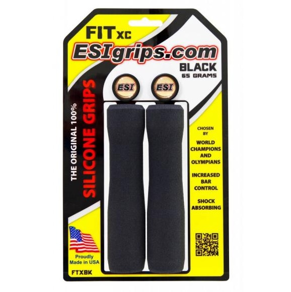 ESI GRIPS - gripy FIT XC 34 mm čierna